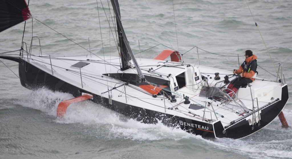 14 guest French inboard yacht for sale, exterior at sea