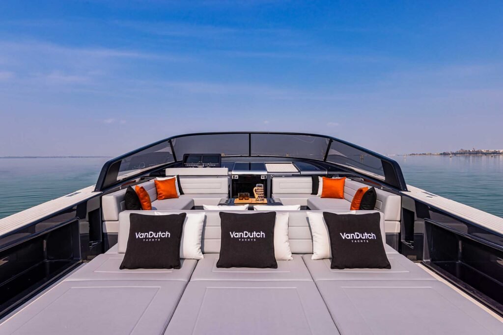 14 guest inboard luxury yacht at anchor