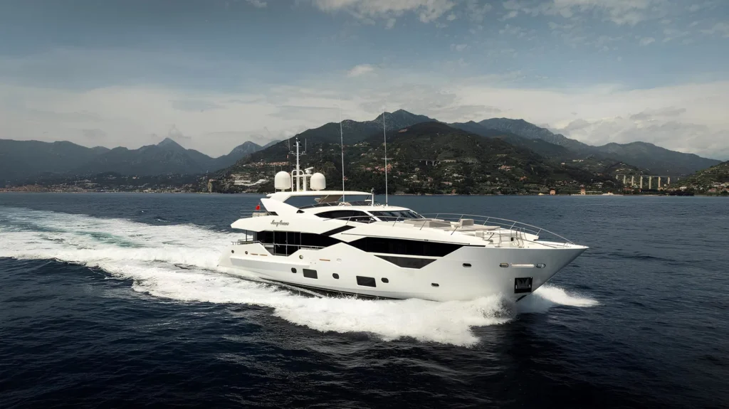 10 guest inboard luxury yacht for sale, interior and living space