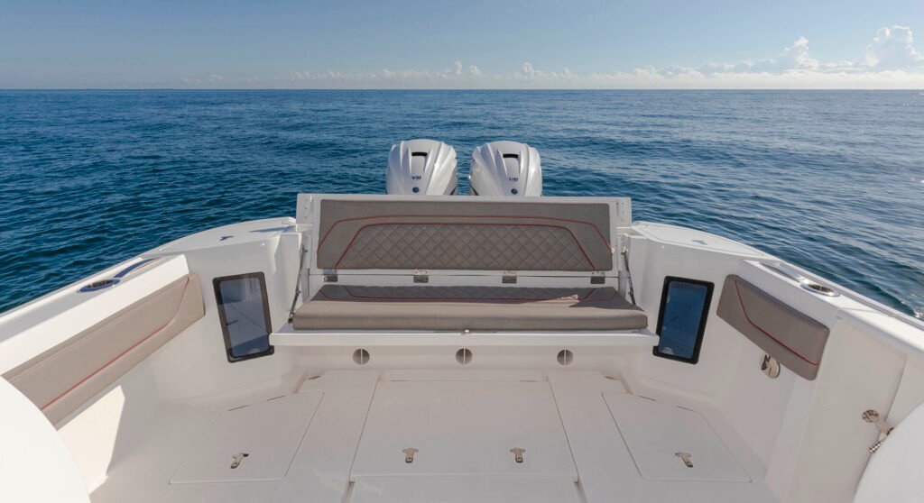 11 metre 8 guest center console yacht for sale, interior and living space