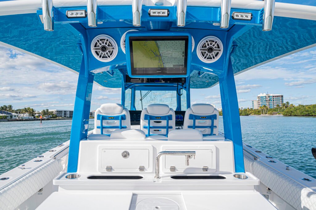 13 metre 8 guest USA built yacht, interior and living space