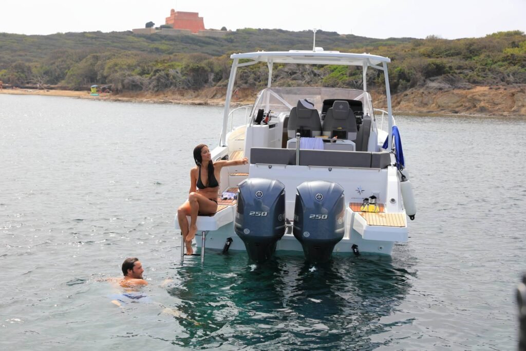11 guest French outboard interior and living space