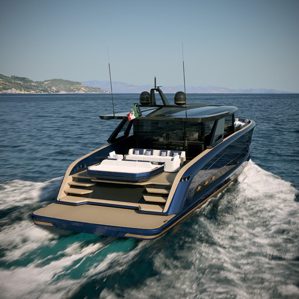 22 metre coupe yacht around 3 million euros interior and living space