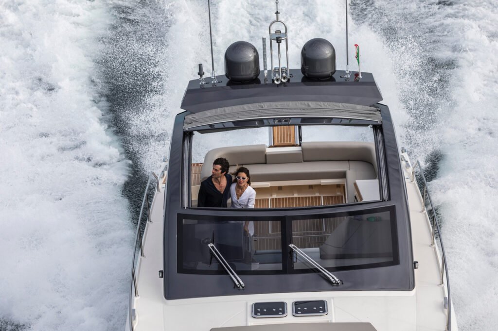14 metre luxury yacht interior showing premium appointments