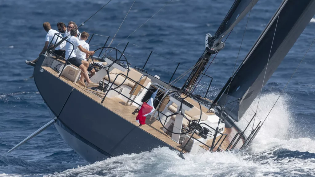 luxury Beneteau sailing yacht for sale, interior and living space