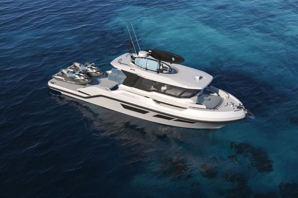 16 metre explorer yacht interior and crew area
