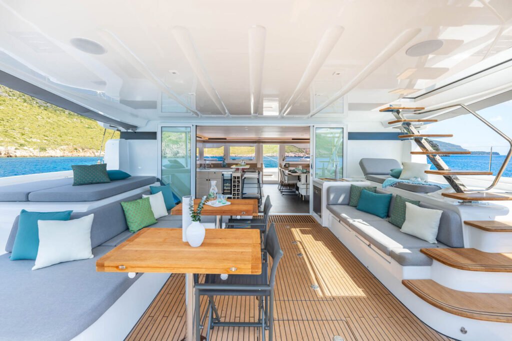 18 metre 8 guest French yacht for sale, interior and living space