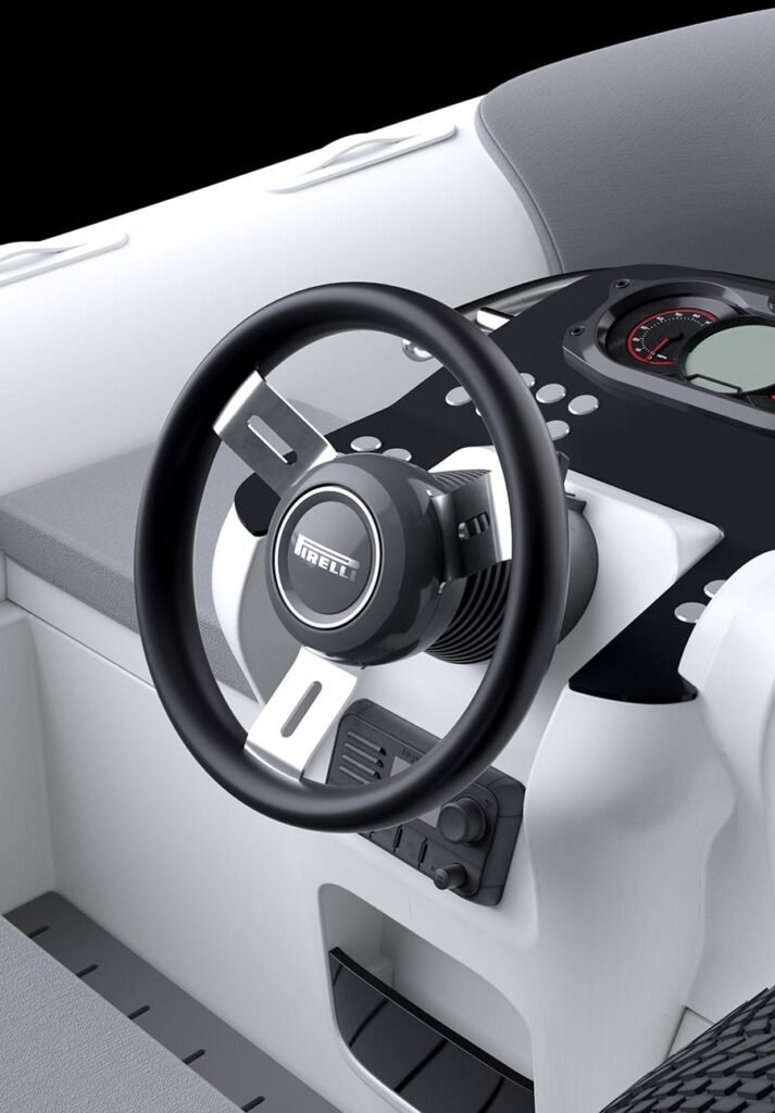cabin RIB interior with 2 cabin layout for overnight cruising