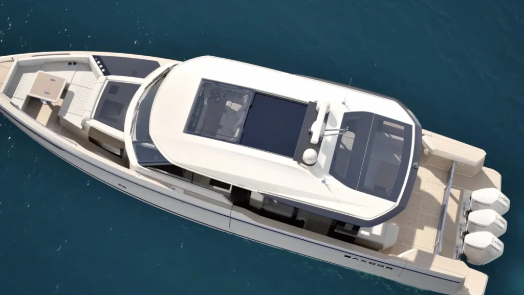 14 metre Finland luxury yacht interior and living space