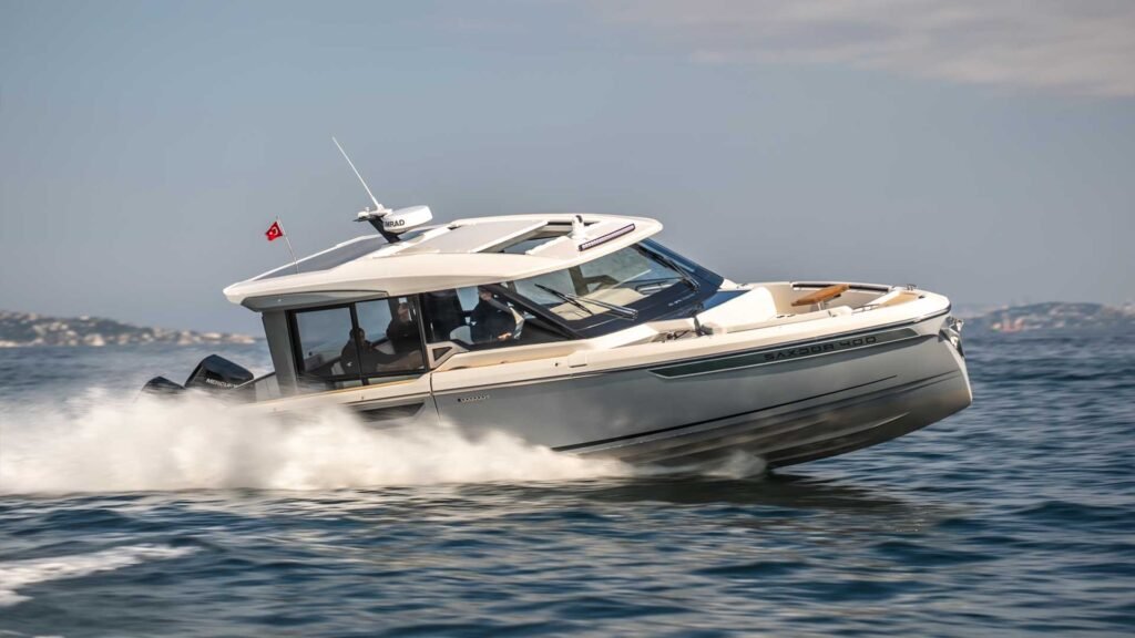 12 metre Finnish luxury yacht, refined interior detail