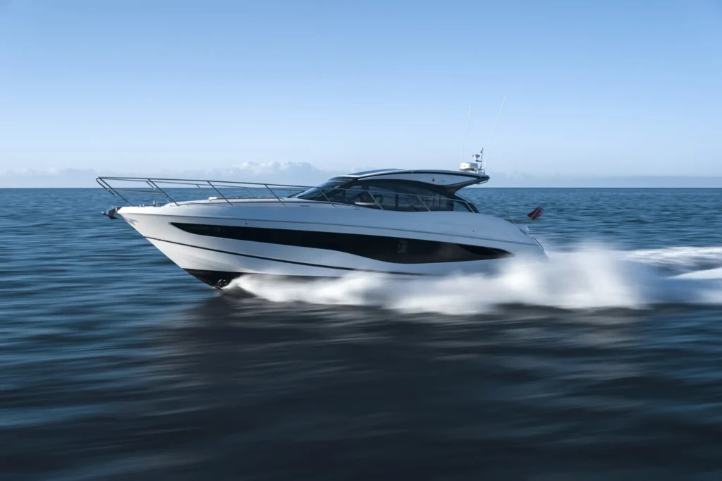 16 metre 2 cabin UK yacht interior saloon and cabin