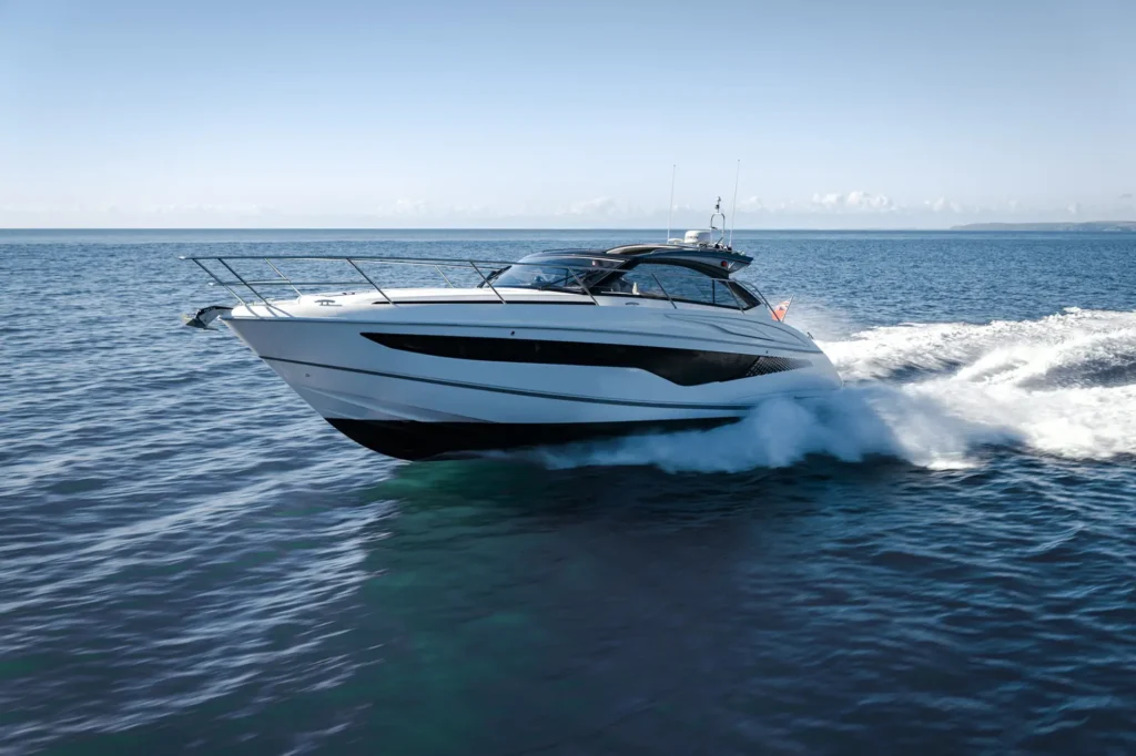 13 metre 8 guest British built yacht, interior and living space