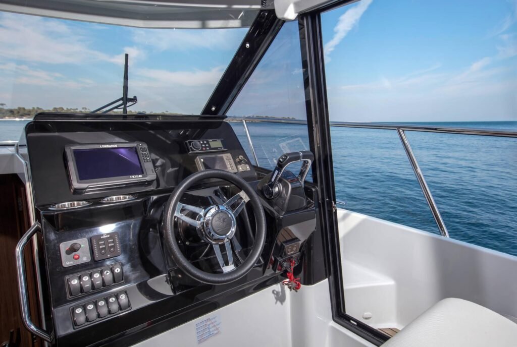 11 metre French inboard yacht for sale, engine room and interior