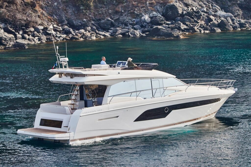 16 metre France Inboard yacht interior and living space