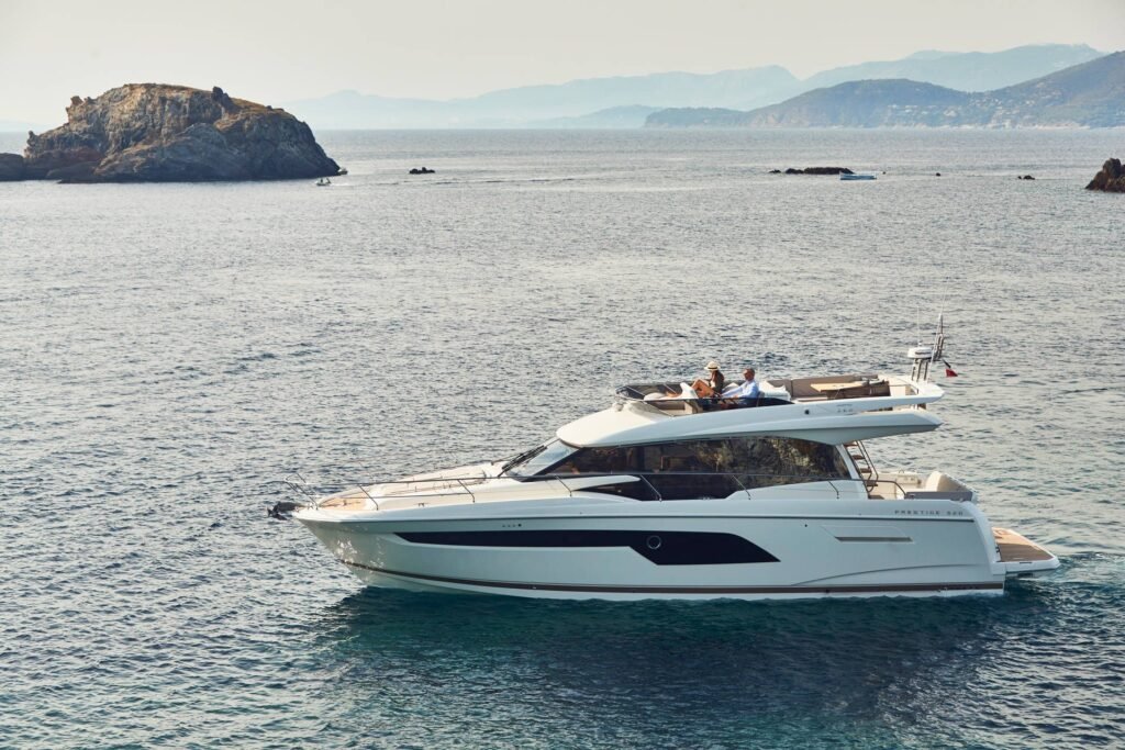 16 metre France Inboard yacht at anchor in calm waters