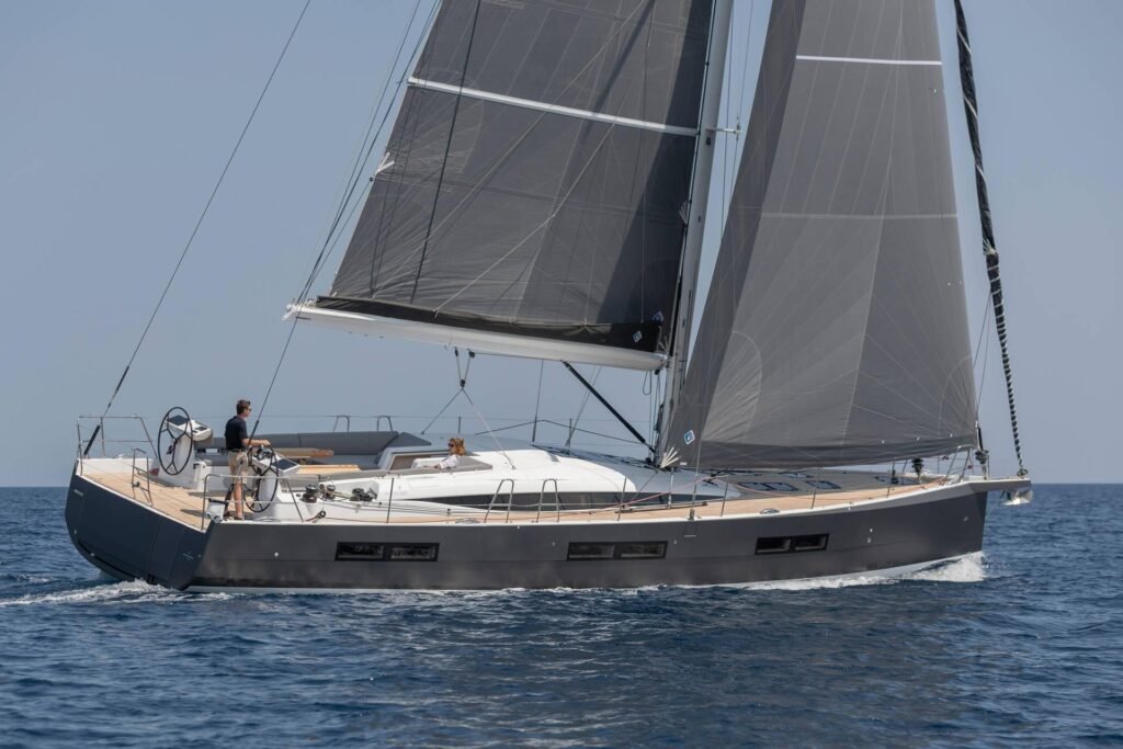 eight guest sailing monohull interior and living space