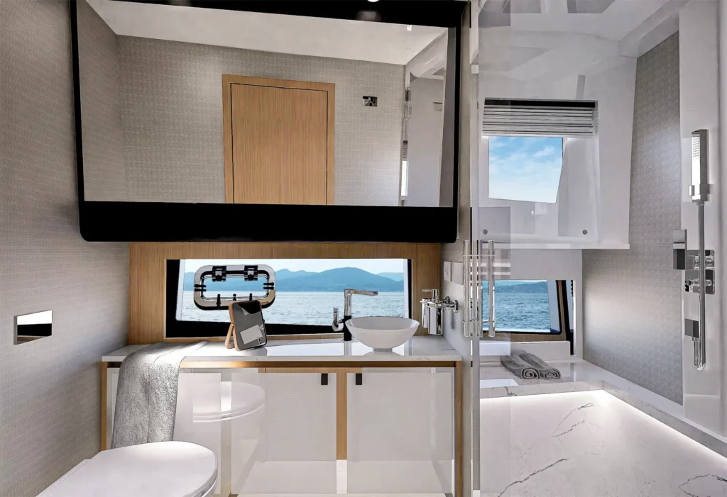 15 metre 8 guest yacht around 900,000 euros, spacious interior