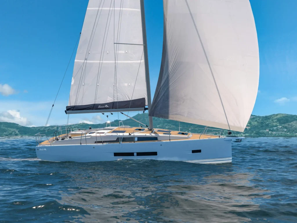 2 cabin German GRP yacht for sale, precise engineering