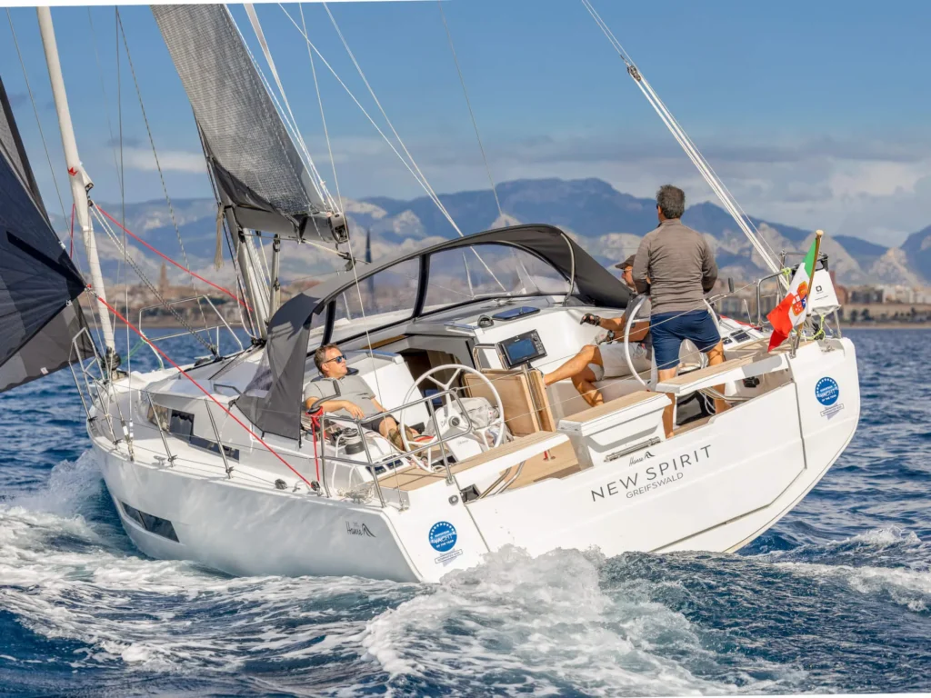2 cabin German monohull yacht for sale at sea