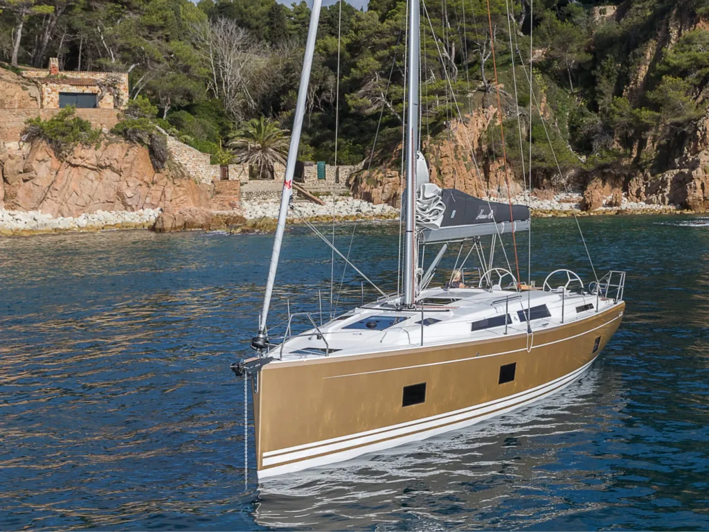 12 metre German monohull yacht interior craftsmanship
