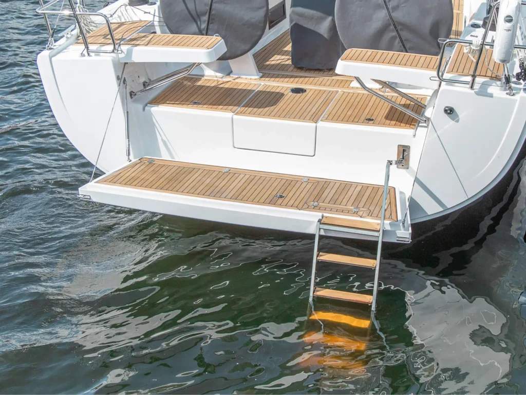 12m grp sailing yacht interior and living space