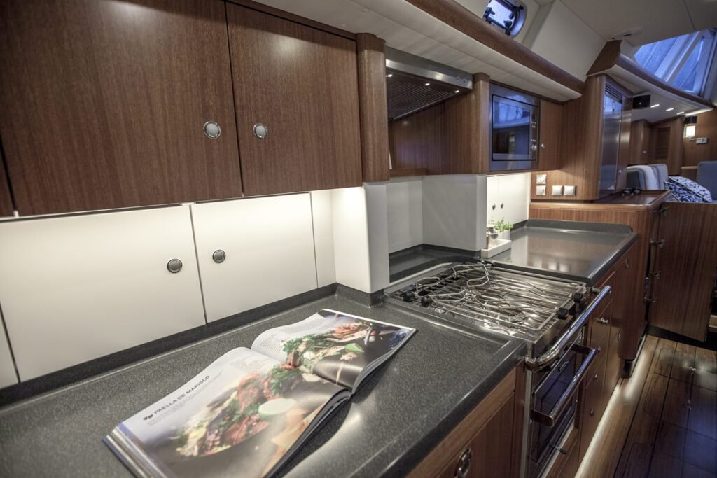 18m sailing yacht for 12 guests for sale, exterior on the water