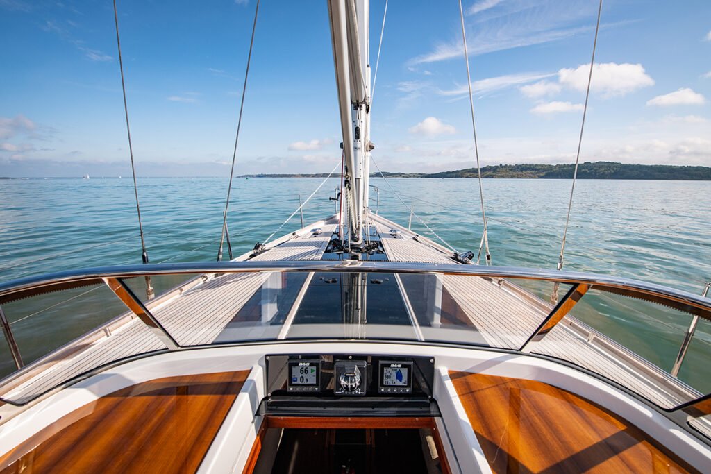 12 metre inboard semi displacement yacht, interior layout