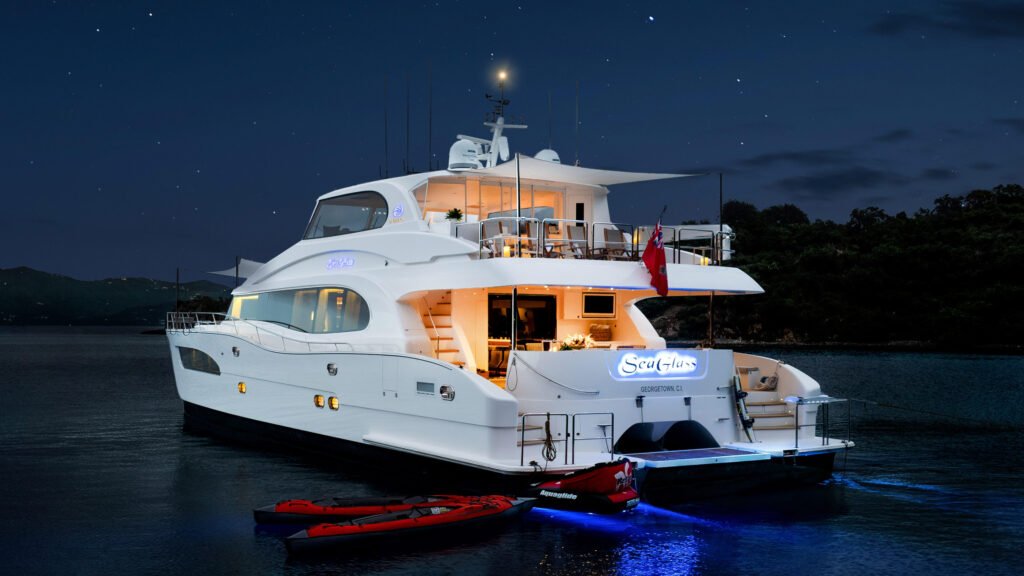 22 metre 4 cabin catamaran yacht interior and living space