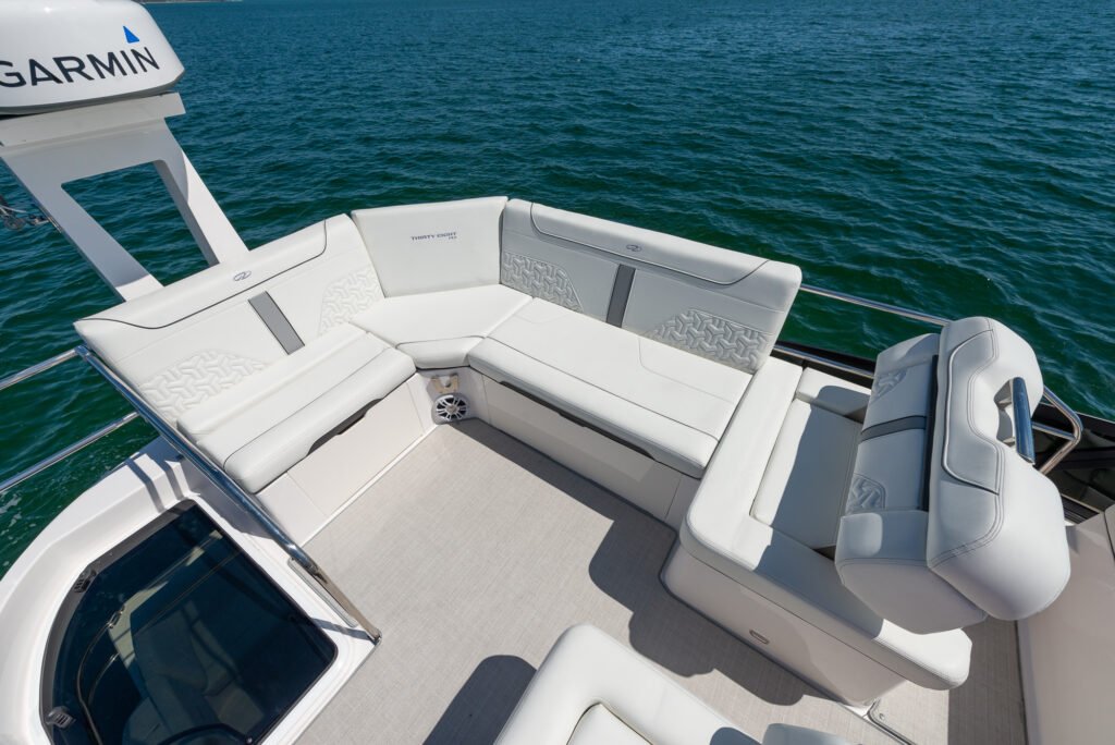 12 metre flybridge yacht around 400,000 euros yacht for sale, interior and living space