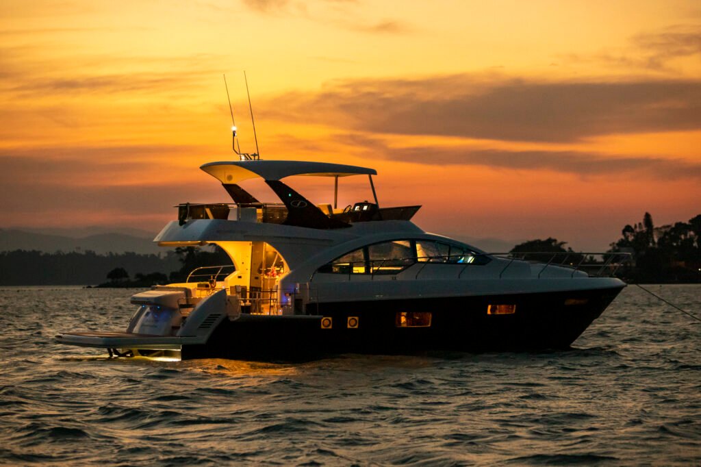 18 metre GRP luxury yacht for sale, interior and living space