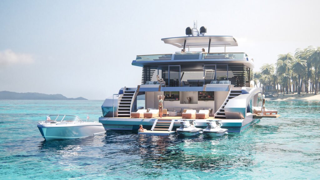 luxury 22 metre yacht around 3 million euros for sale, exterior on the water