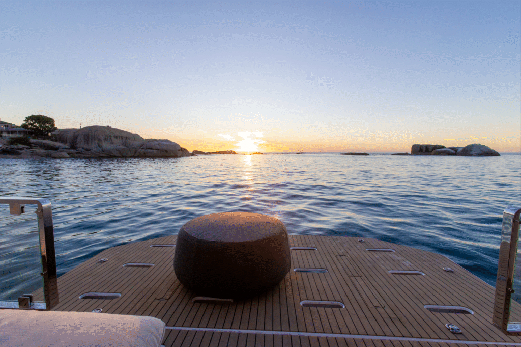16 metre Displacement Luxury yacht interior and living space