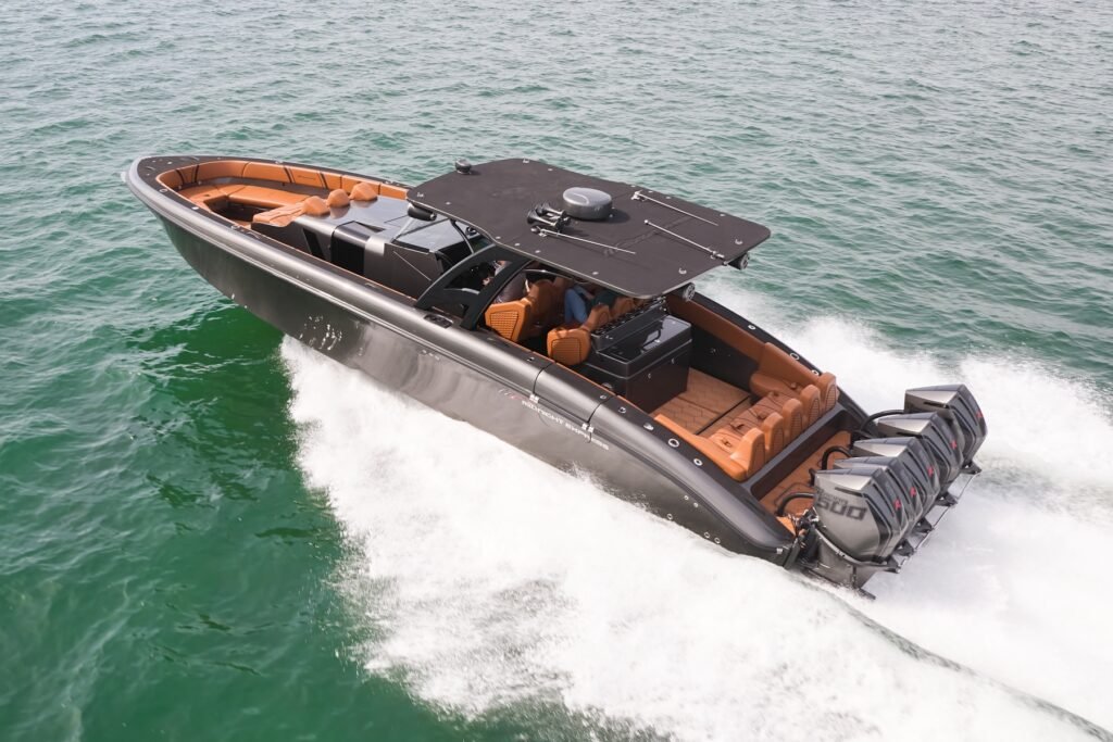 14 metre 8 guest American-built yacht spacious interior