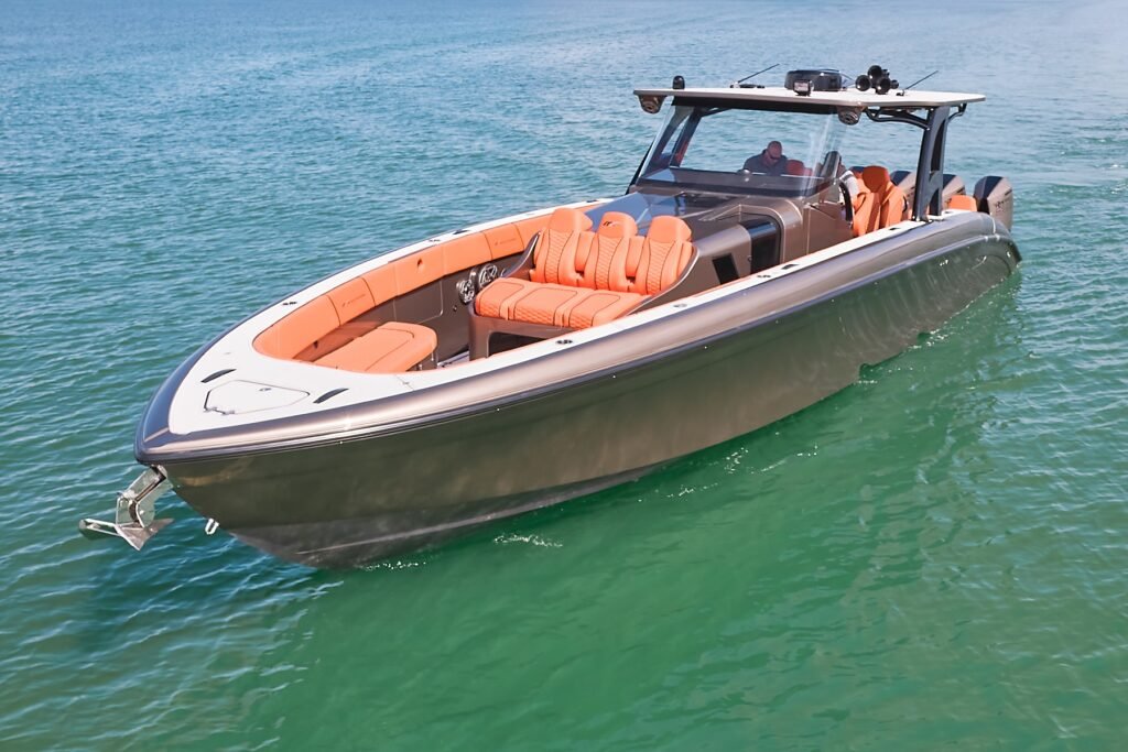 14 metre 8 guest American-built yacht for sale cruising open water