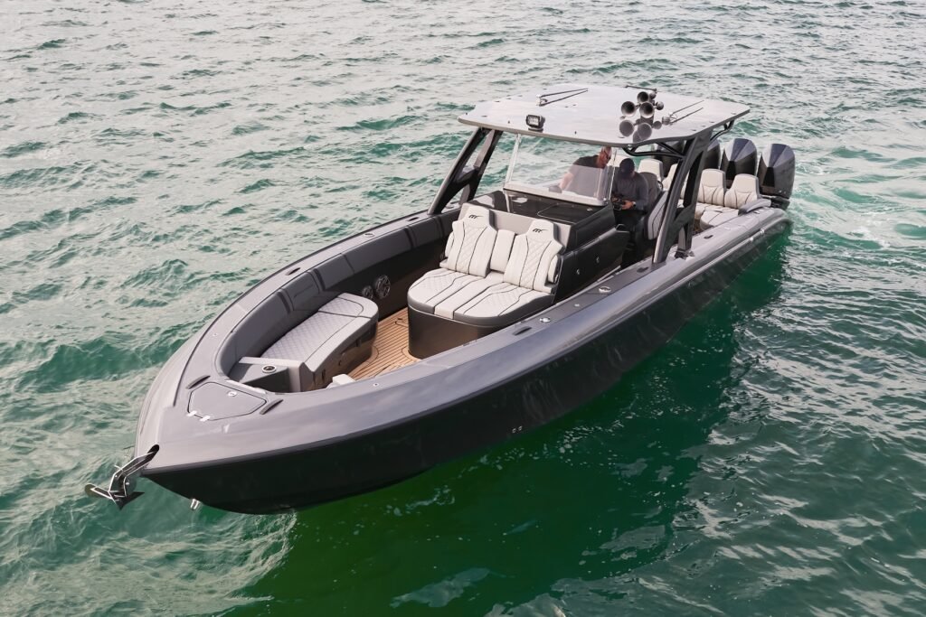 11 metre 8 guest USA yacht for sale, profile at dock