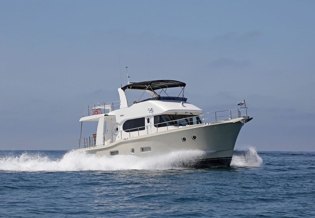 18 metre 8 guest semi displacement yacht for sale, cruising