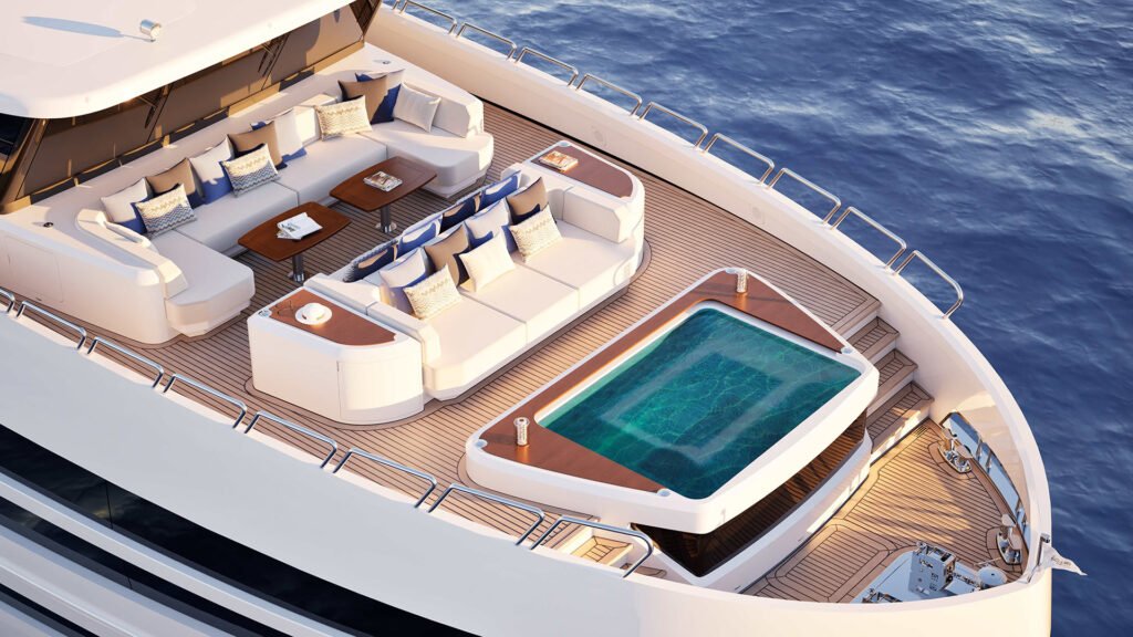30 metre 8 guest yacht for sale, interior and living space