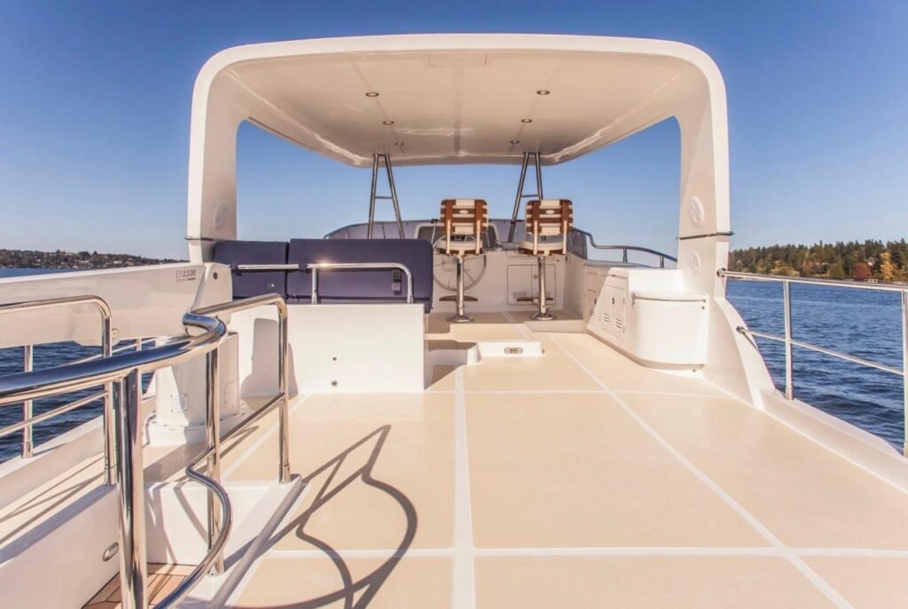 15 metre luxury 2 cabin yacht interior and finishes