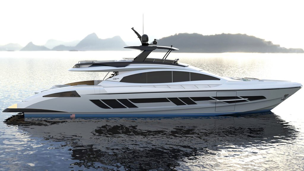 36 metre American built yacht interior and living space