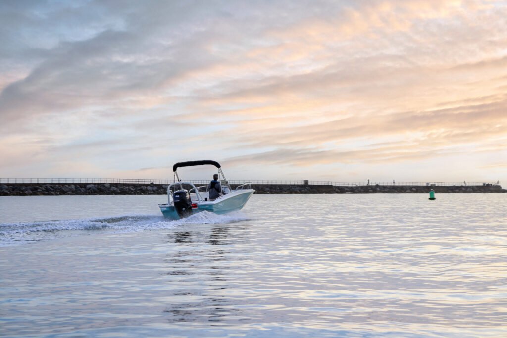 16 Guests Outboard Planning yacht for sale, exterior on the water
