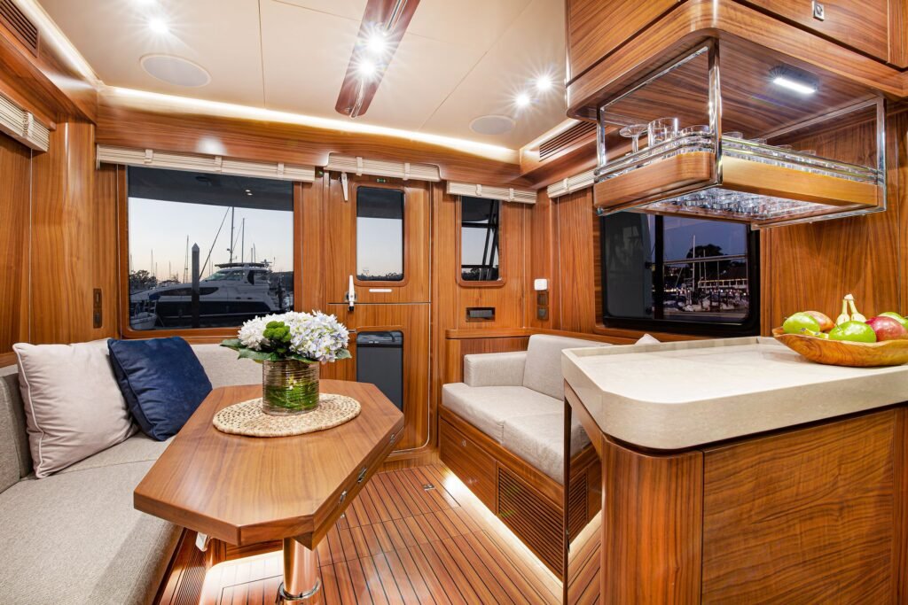 12 metre displacement monohull yacht for sale, at sea