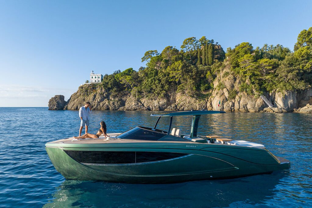 12 metre Italian luxury yacht, refined interior detail