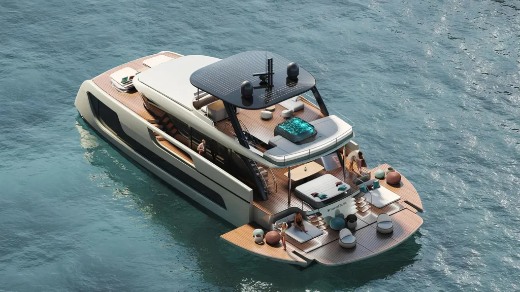 24 metre 5 cabin yacht for sale, interior and living space
