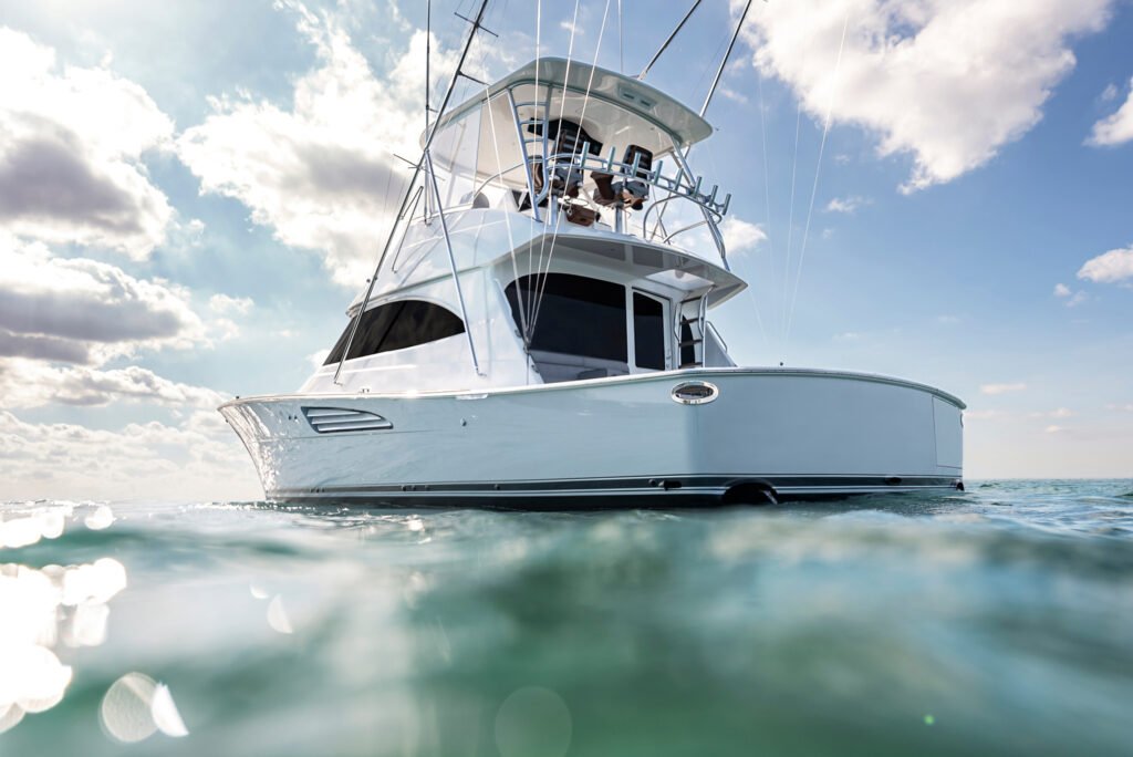 15 metre American built yachtfisher for sale, interior and living space