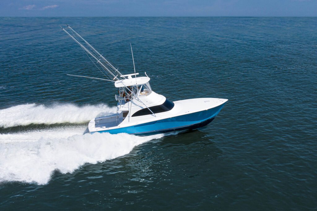 2 cabin planning yachtfisher for sale, running shot