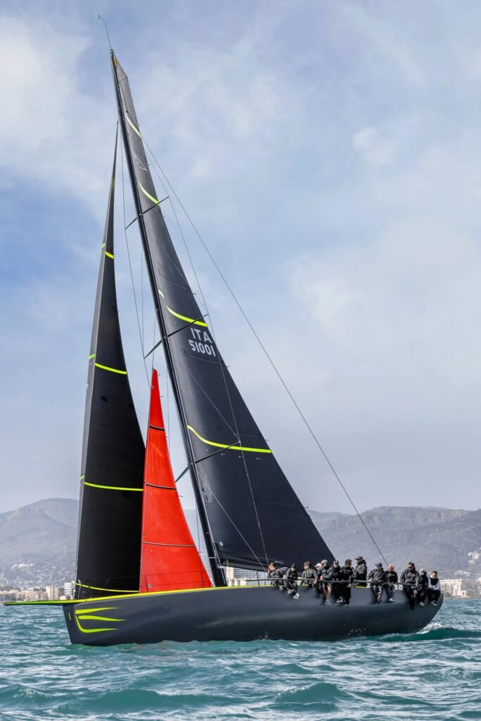 15 metre Italian luxury yacht for sale, exterior on the water