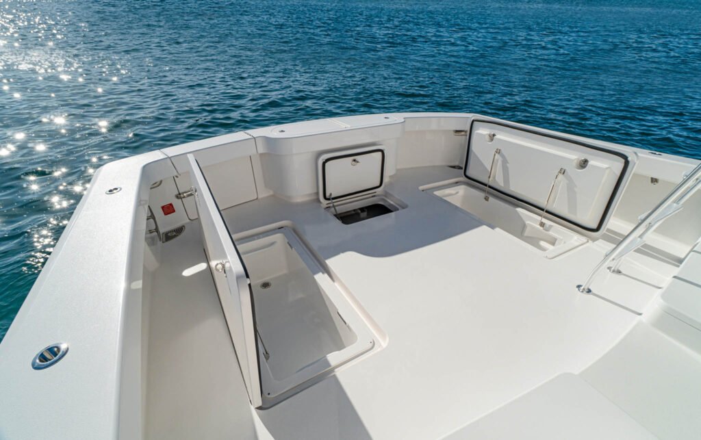 American built 14 metre yachtfisher for sale, offshore profile