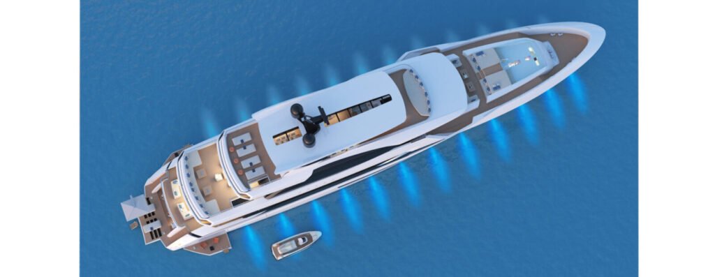 Italian maxi yacht for sale, luxurious interior salon