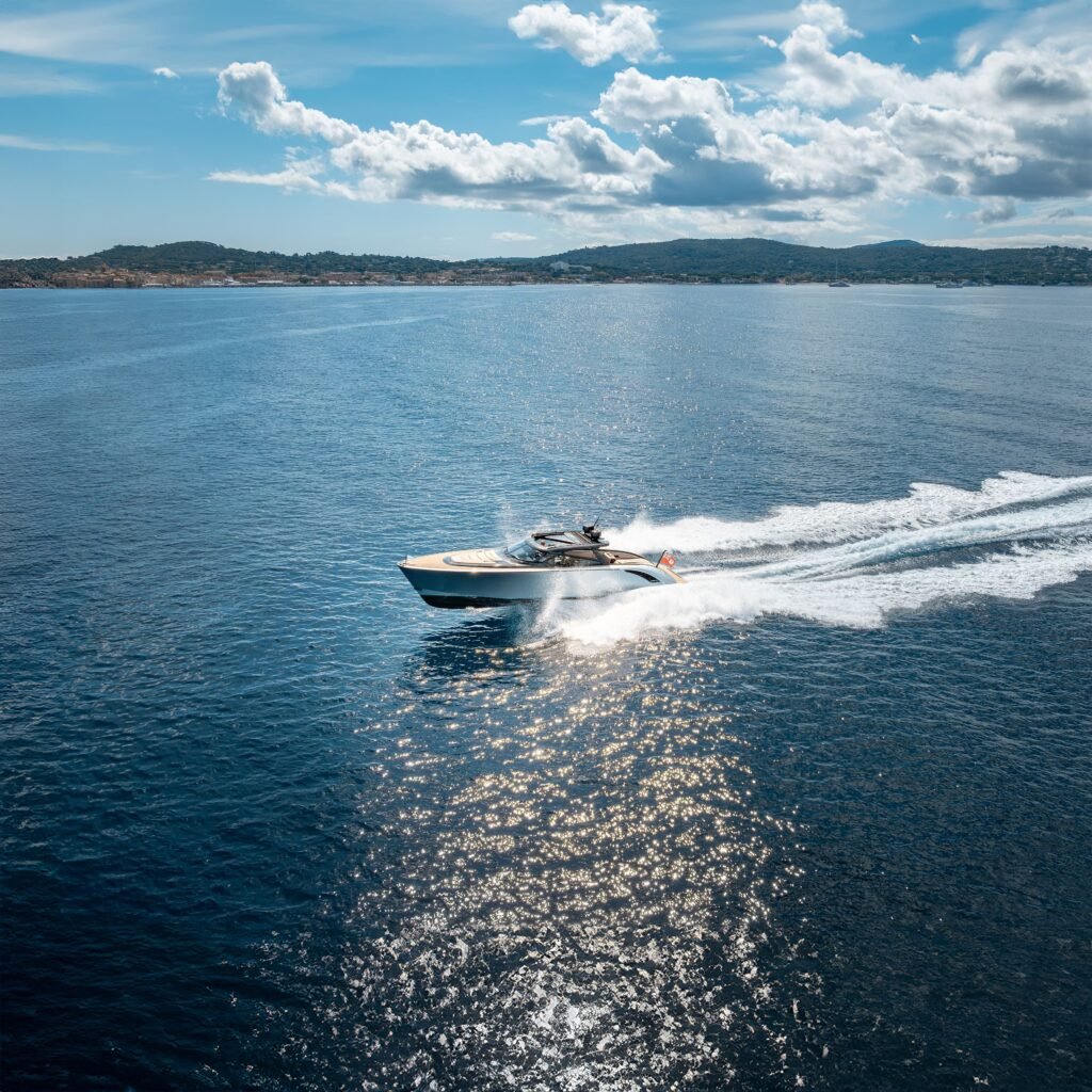 upper class compact yacht owner cabin