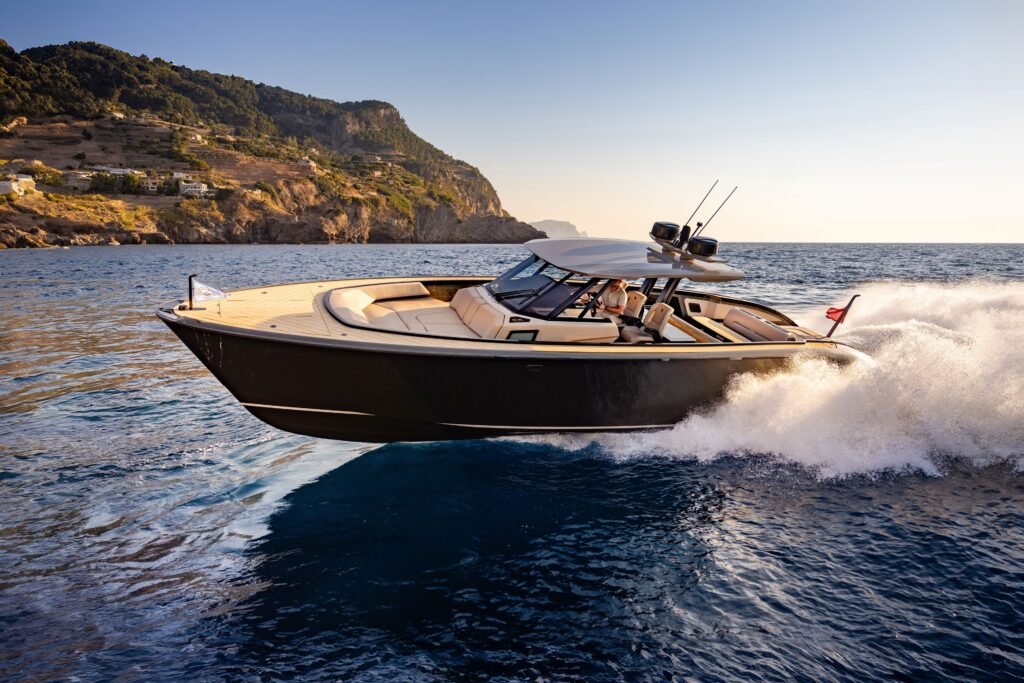 16 guest yacht around 800000 euros, exterior on the water